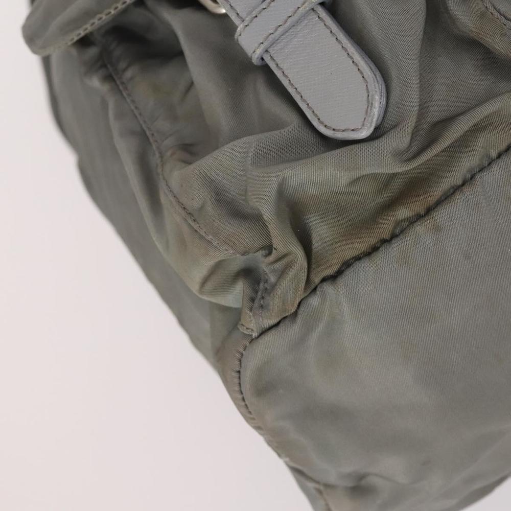 PRADA Backpack Nylon Green Silver Auth 141751 - Picture 15 of 16